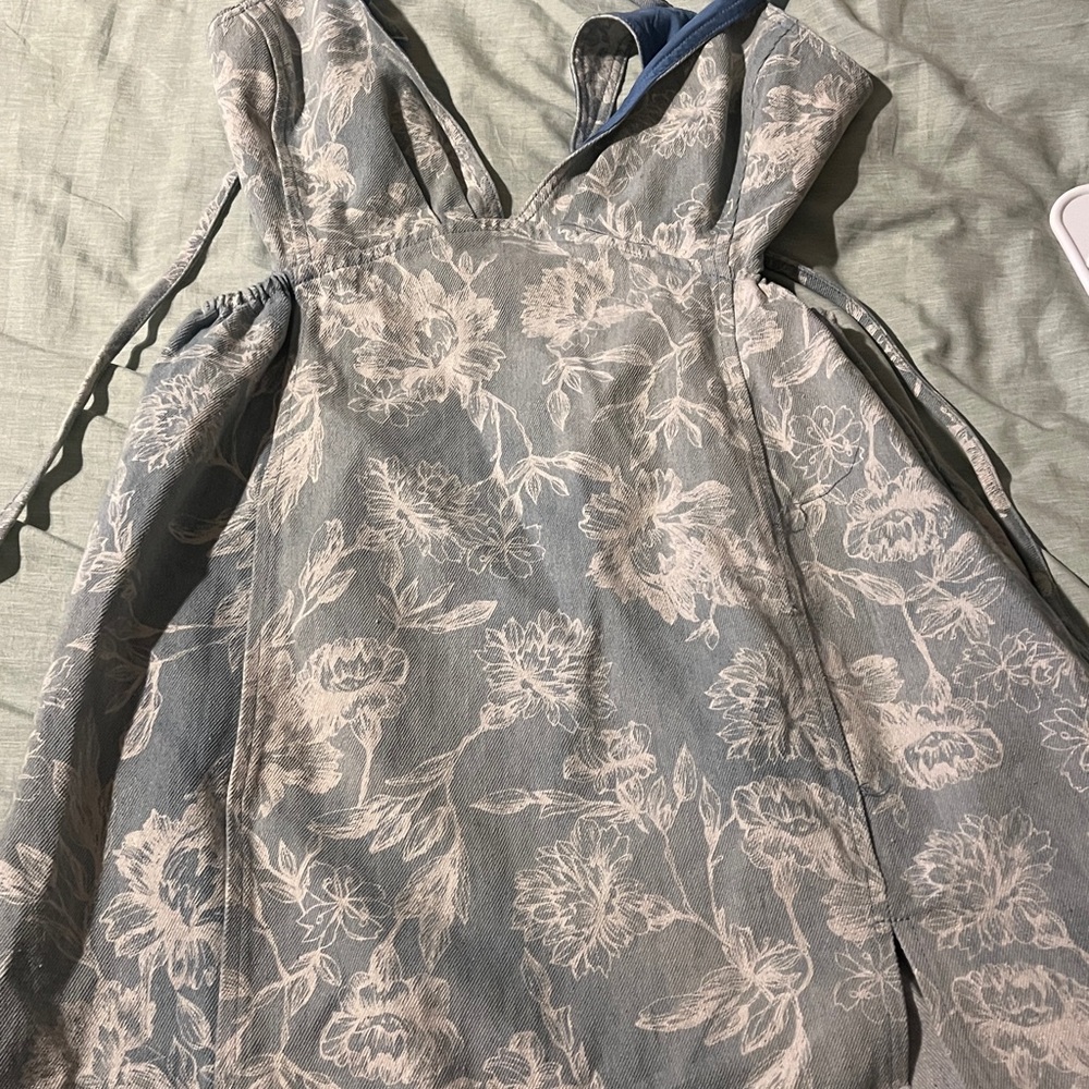 Fashion Nova Light Blue Denim Dress